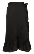 Mika Solid Skirt - Black - Neo Noir - Skjørt - VILLOID.no