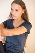 Women's T-shirt - Blue Melange - The Product - T-skjorter & Topper - VILLOID.no