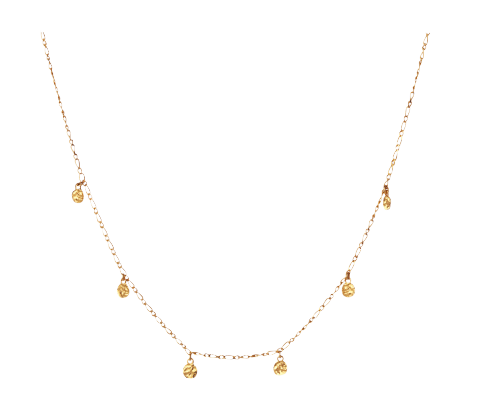 Tanina Necklace - Gold - Maanesten - Tilbehør - VILLOID.no