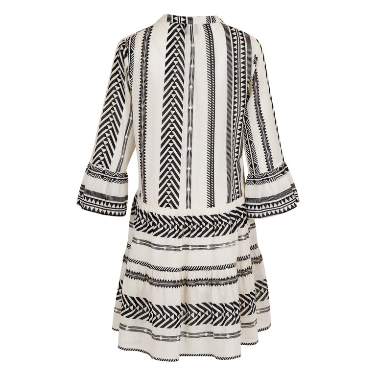 Gunvor Aztec Dress - Black - Neo Noir - Kjoler - VILLOID.no