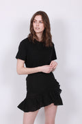 Julli Linen Skirt - Black - Ella & il - Skjørt - VILLOID.no