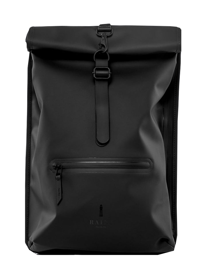 Roll Top Rucksack - Black
