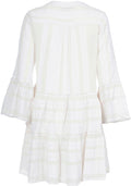 Ella Short Dress - Ecru/White - Devotion Twins - Kjoler - VILLOID.no