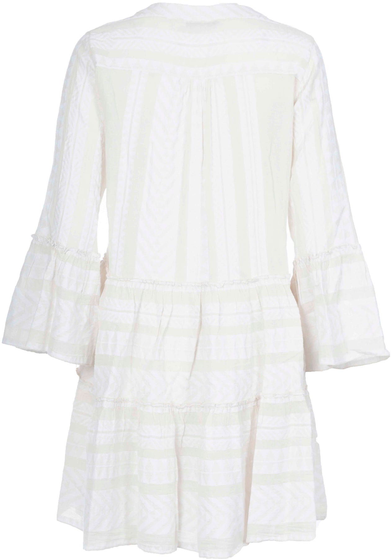 Ella Short Dress - Ecru/White - Devotion Twins - Kjoler - VILLOID.no