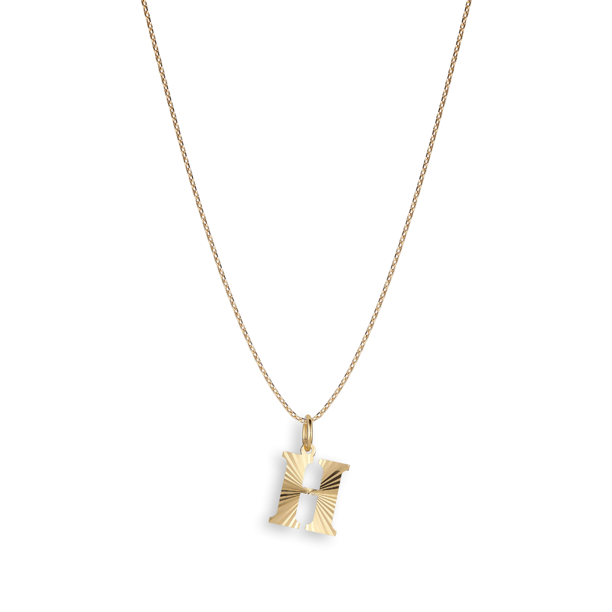 Reflection Letters Gold - H