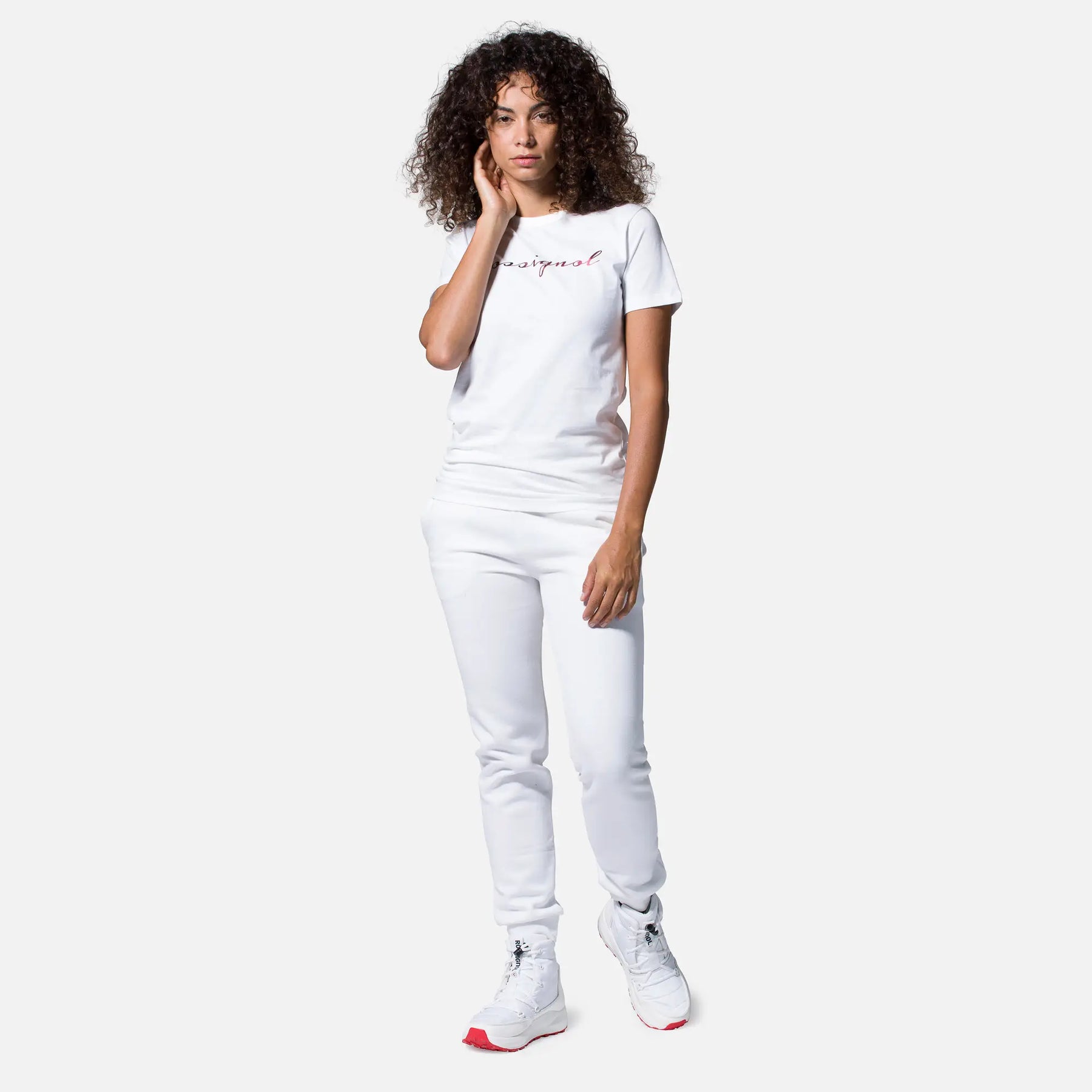 W Logo Rossi Tee - White