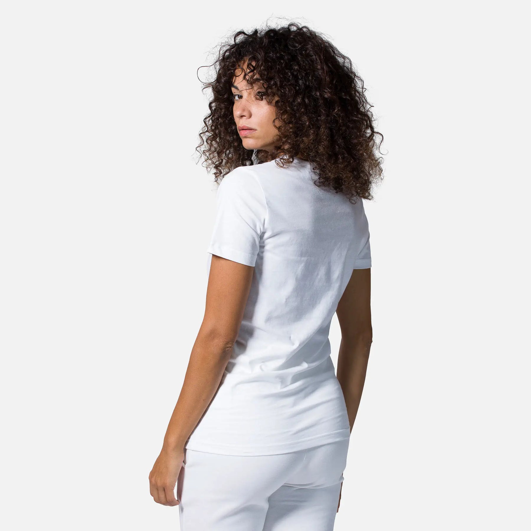 W Logo Rossi Tee - White