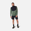 Skpr 1/2 Zip Sweat - Ebony Green