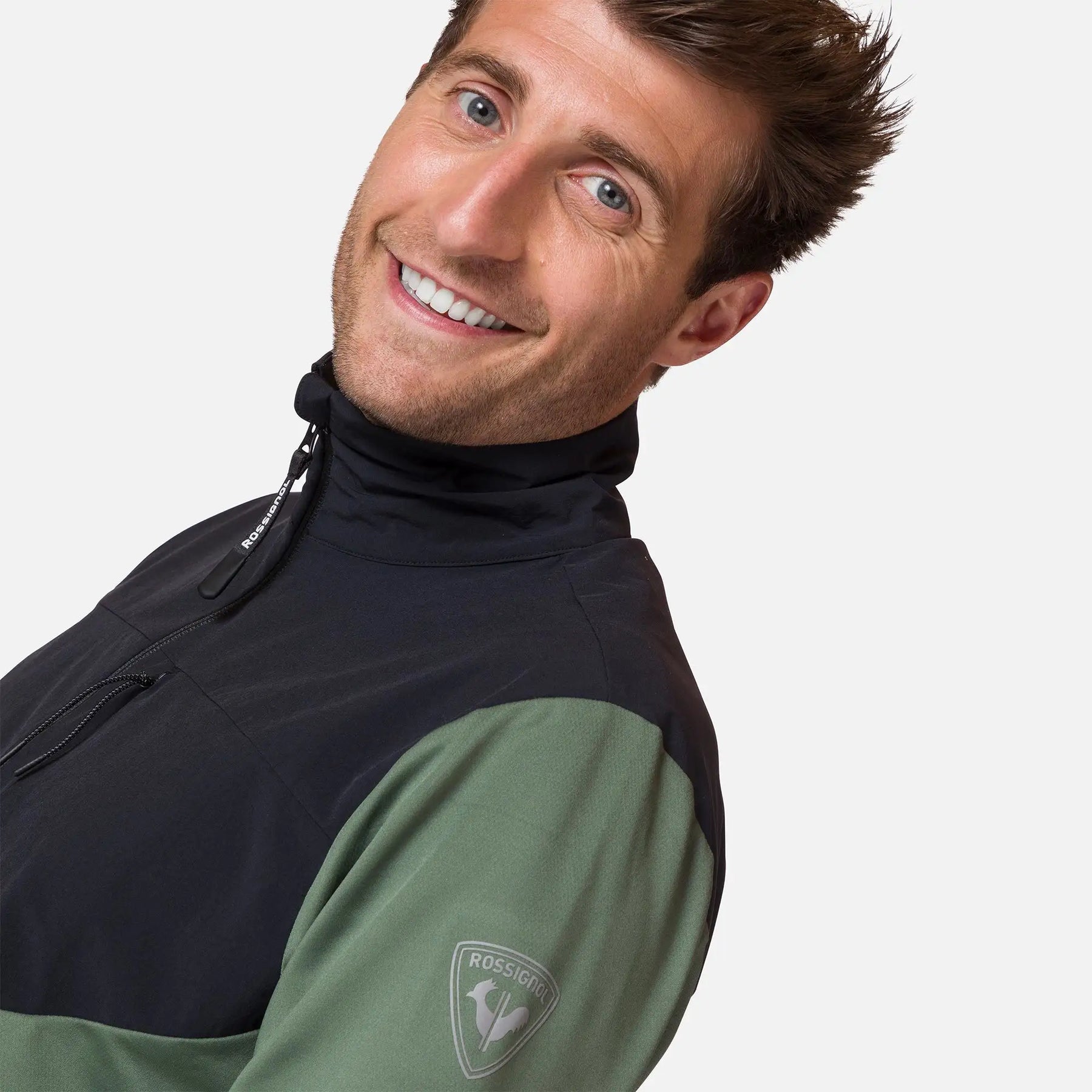 Skpr 1/2 Zip Sweat - Ebony Green