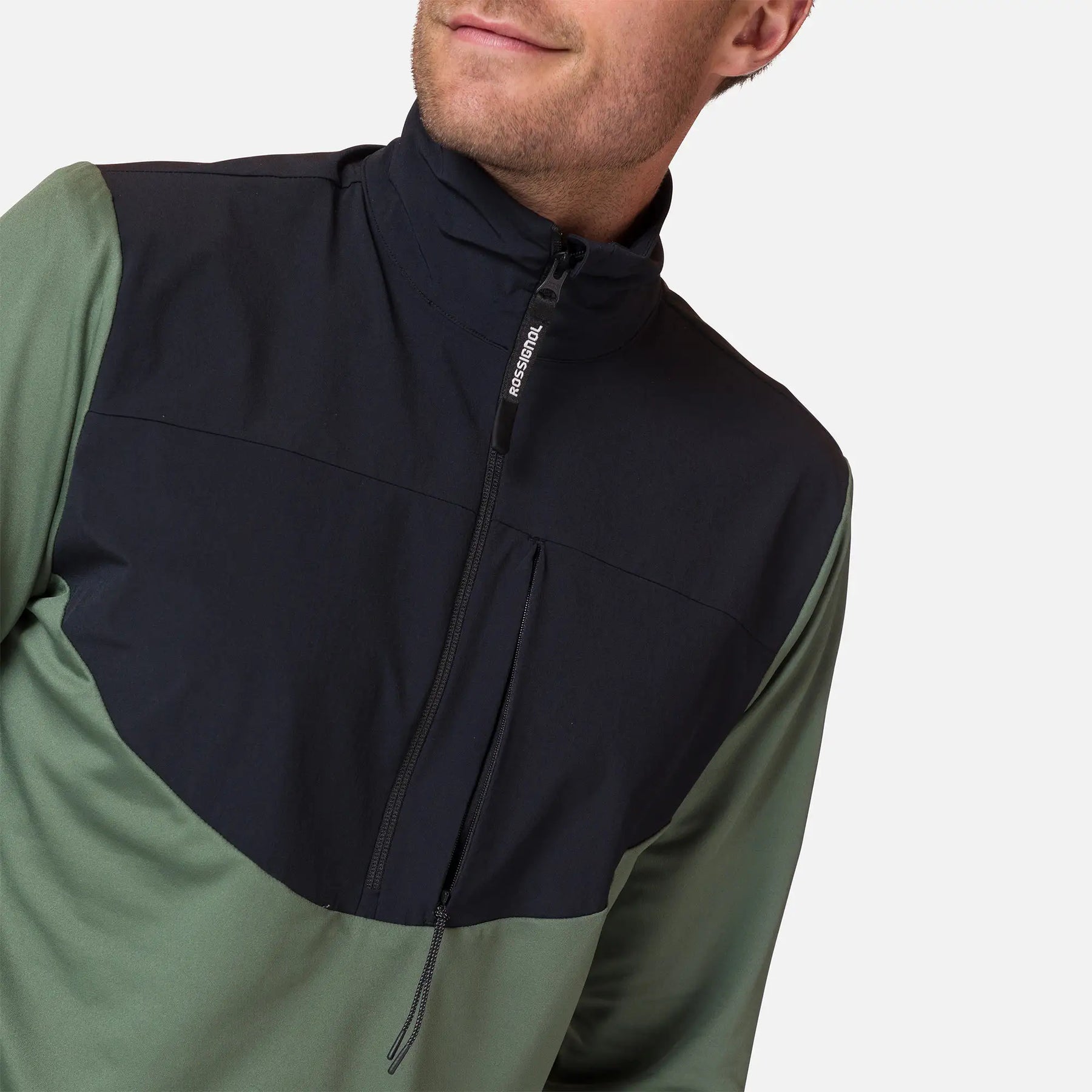 Skpr 1/2 Zip Sweat - Ebony Green