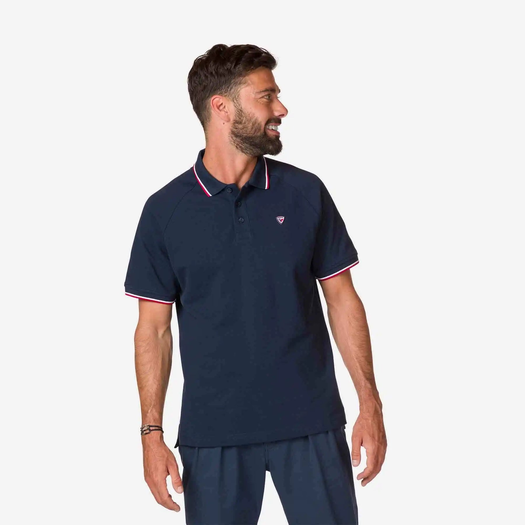 Logo Polo Raglan - Dark Navy