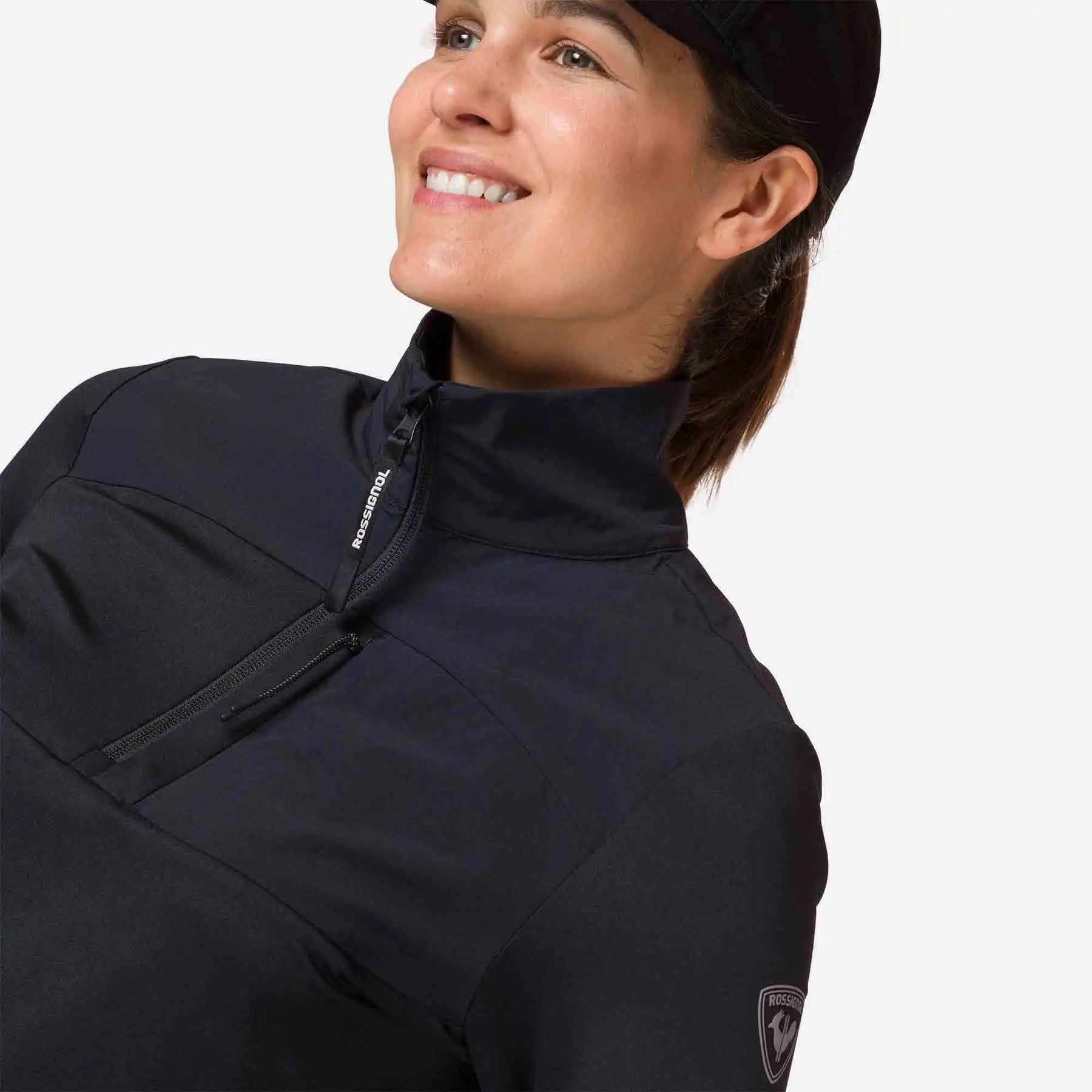 W Skpr 1/2 Zip Sweat - Black