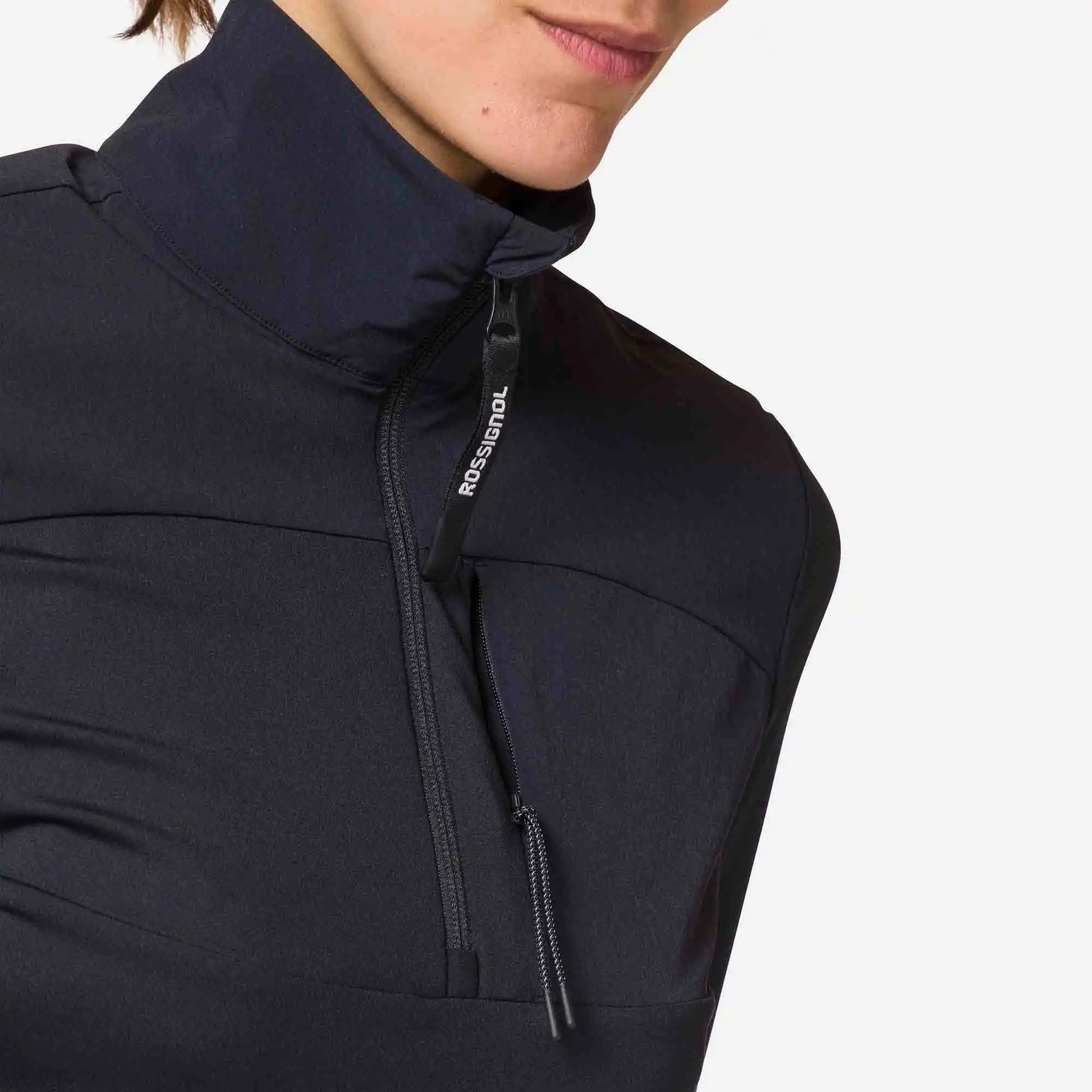 W Skpr 1/2 Zip Sweat - Black