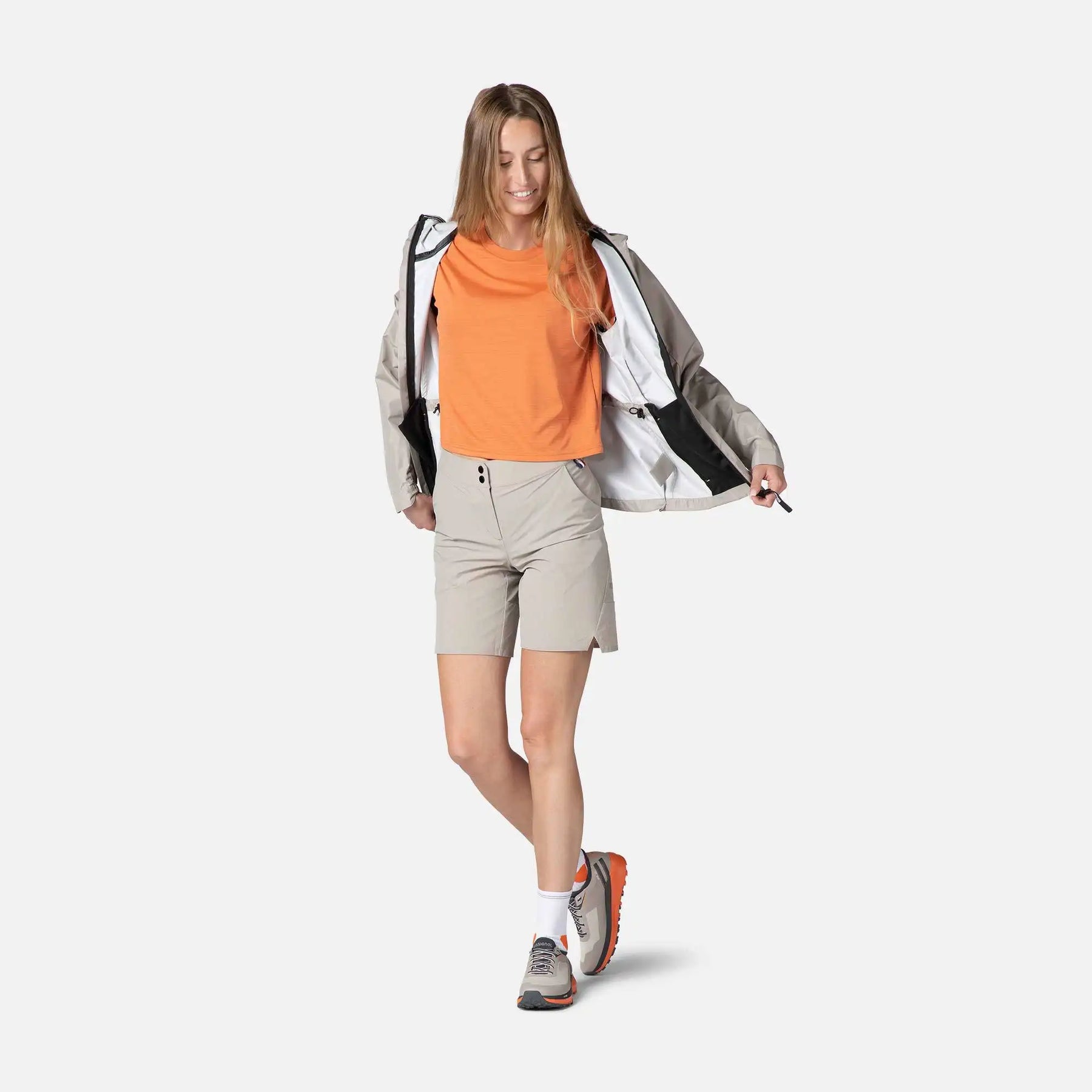 Womens Lightweight Breathable Shorts - Birch
