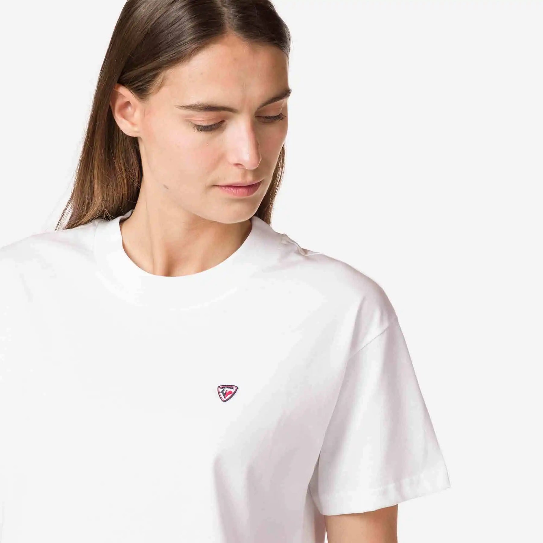 W Rossi Tee Crop - White