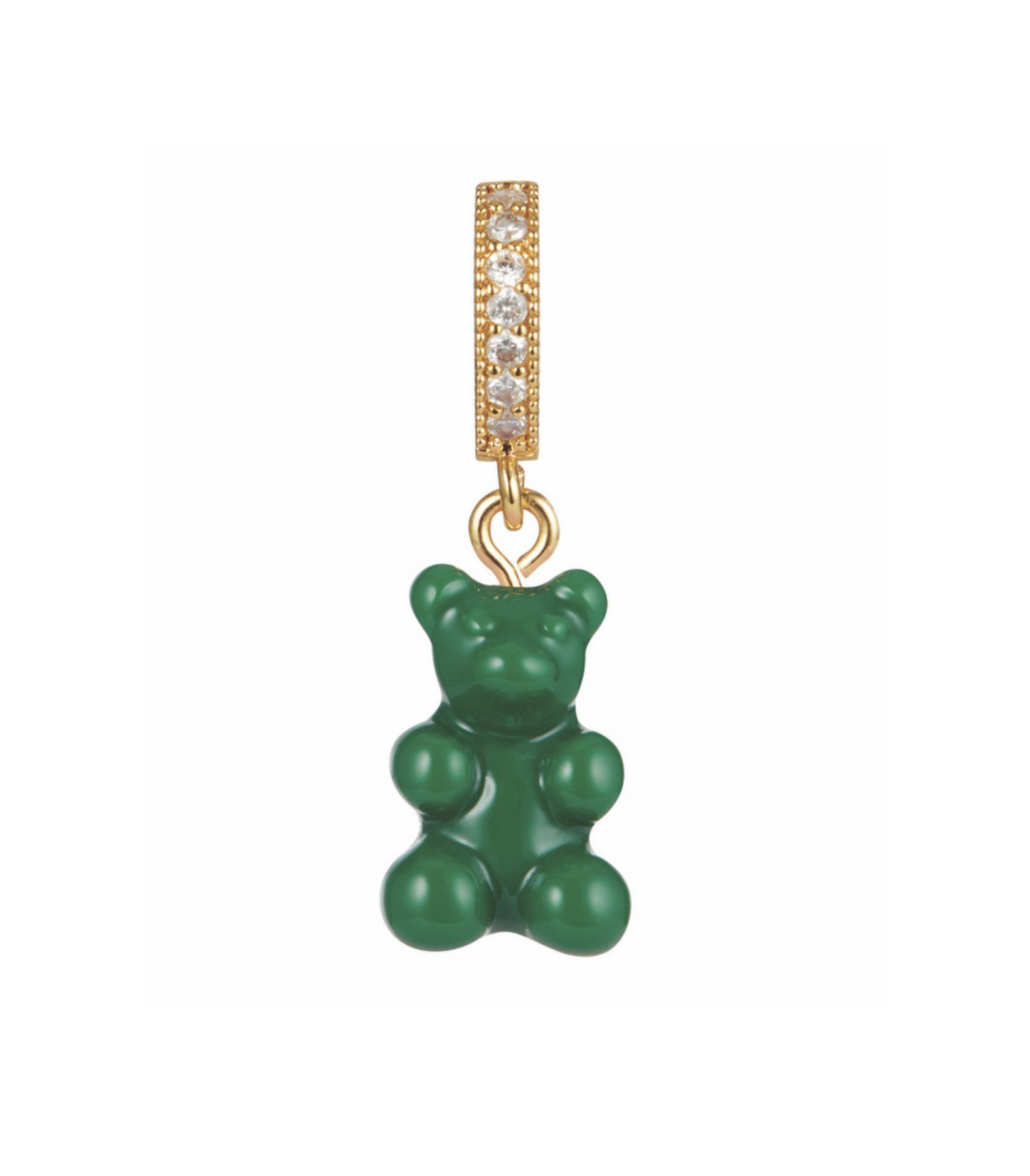 Nostalgia Bear with Pave Connector - Vegan