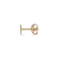 Reflection Heart Stud - Gold