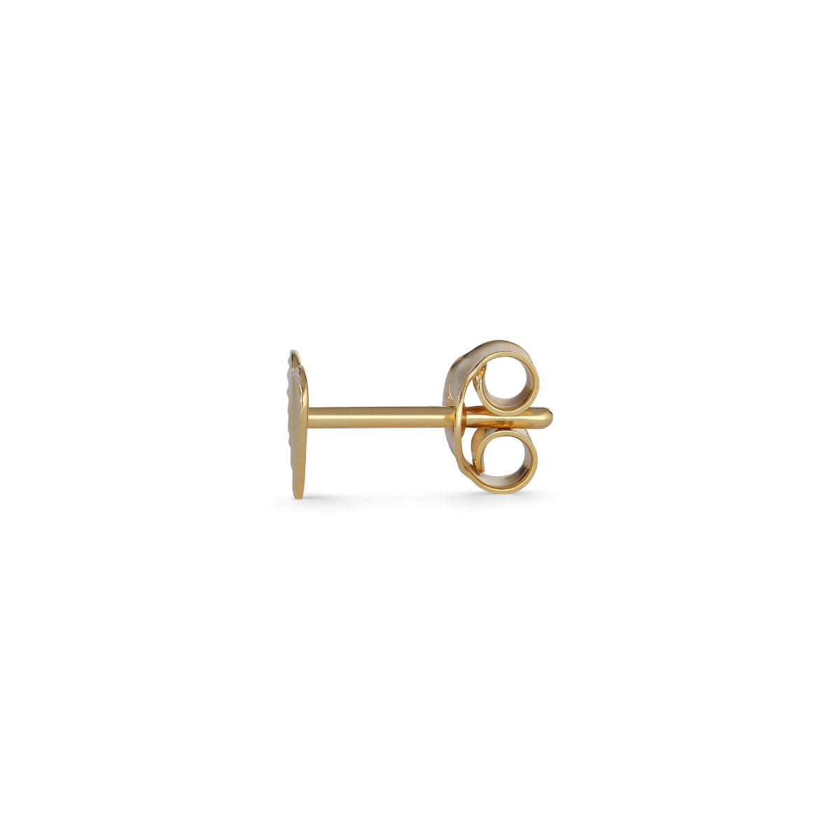 Reflection Heart Stud - Gold
