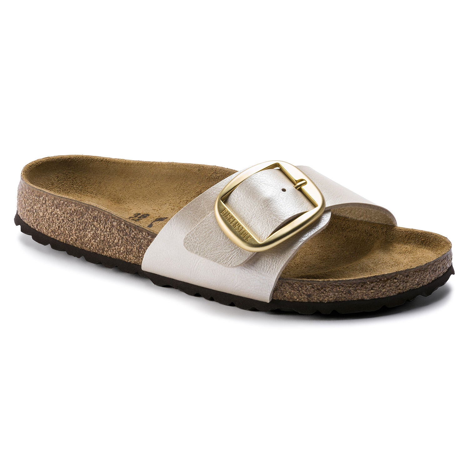 Madrid Big Buckle Narrow - Graceful Pearl White - Birkenstock - Sko - VILLOID.no
