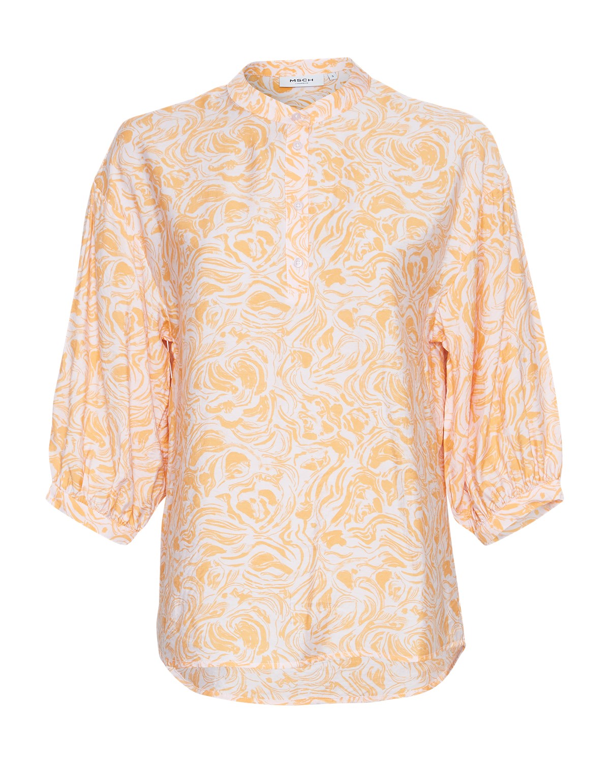 Saralin Ladonna 3/4 Top Aop - M Orange Stroke