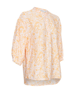Saralin Ladonna 3/4 Top Aop - M Orange Stroke