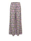 Judita HW Wide Pant - Violet Tulip AOP