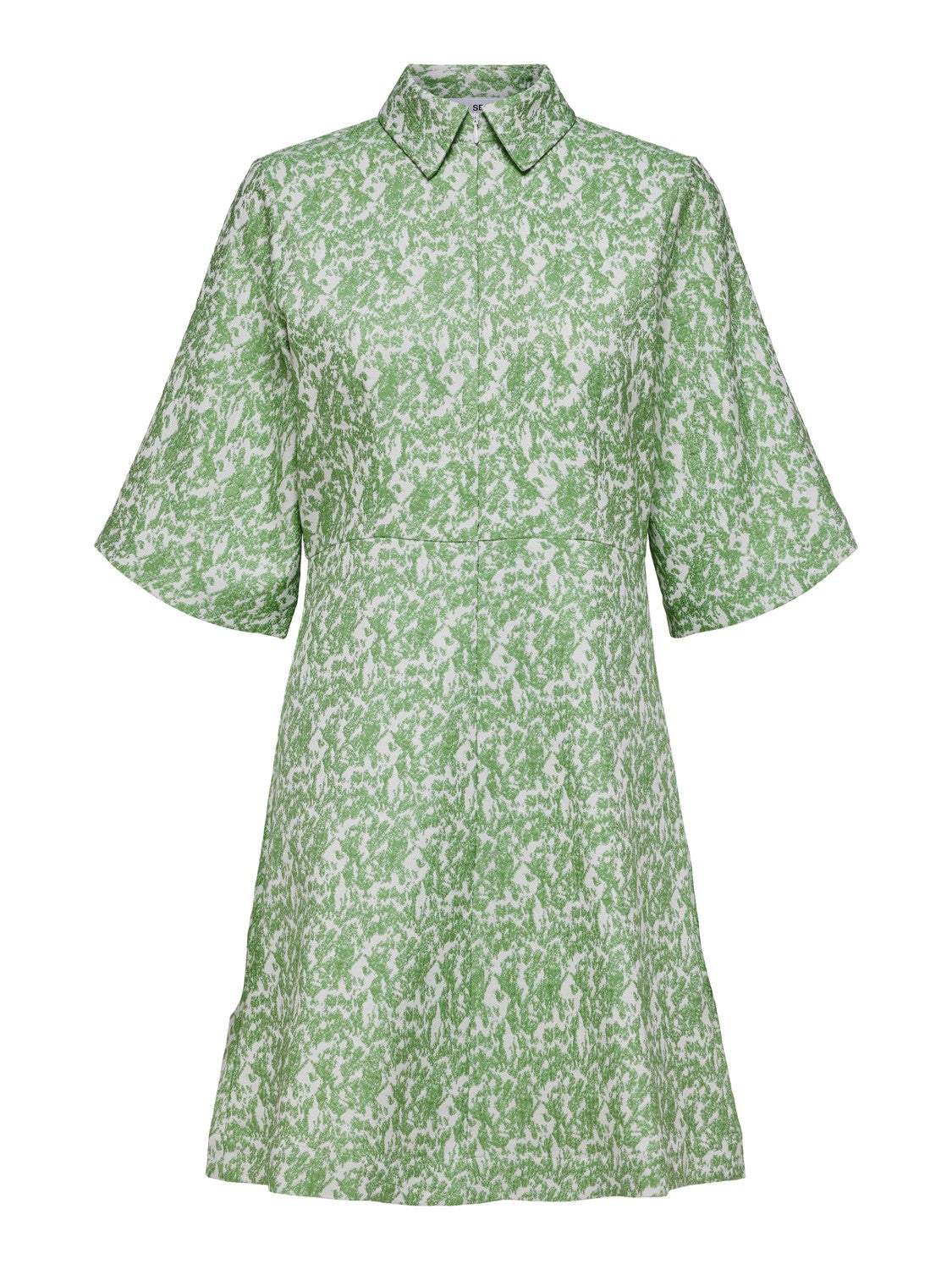 Elea 2/4 Short Zipprer Dress - Absinthe Green