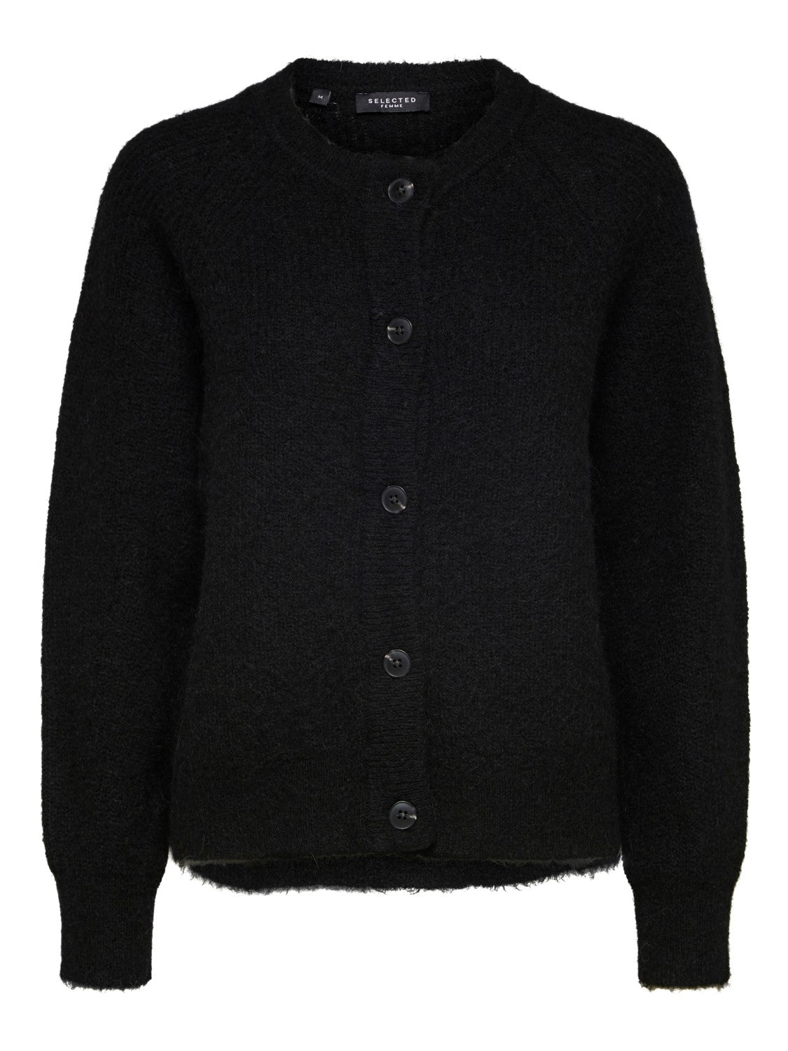 Lulu LS Knit Short Cardigan - Svart