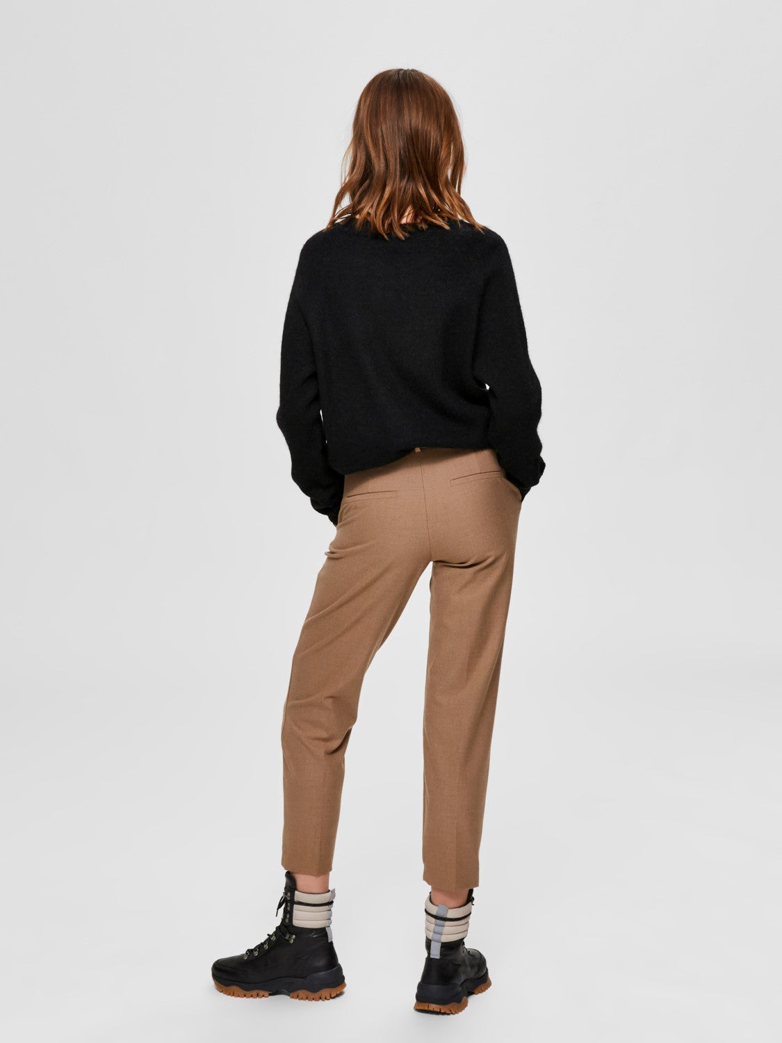 Lulu LS Knit O-Neck - Svart