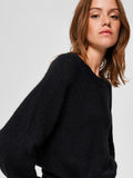 Lulu LS Knit O-Neck - Svart