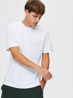 Relaxcolman SS O-Neck Tee - Bright White