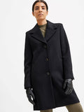 New Sasja Wool Coat - Black