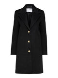 New Sasja Wool Coat - Black