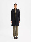 New Sasja Wool Coat - Black