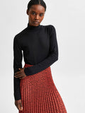 Mandy LS High Neck - Black