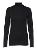 Mandy LS High Neck - Black