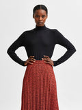 Mandy LS High Neck - Black
