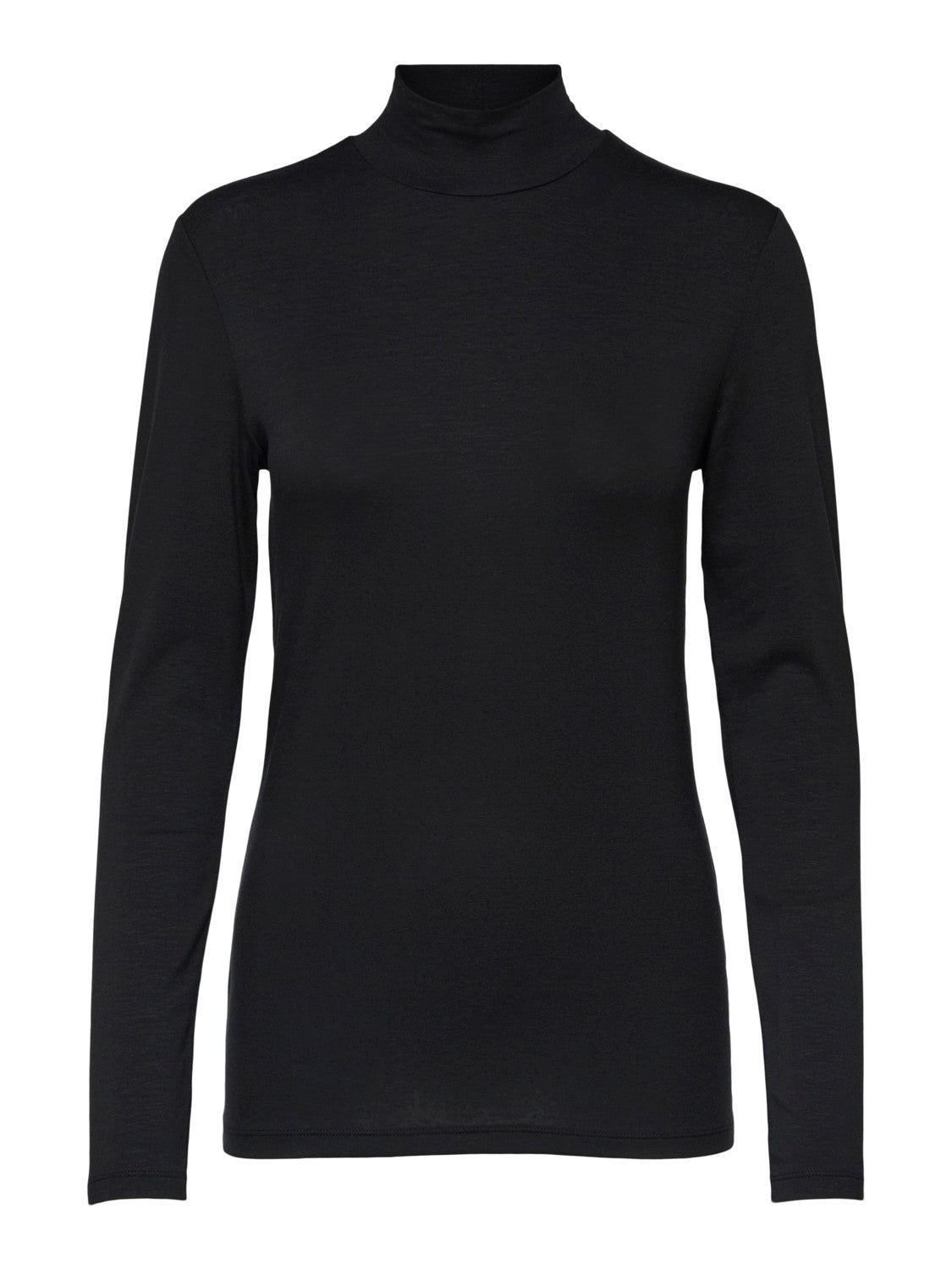 Mandy LS High Neck - Black