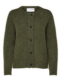 Lulu Ls Knit Short Cardigan - Kalamata Melange