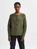Lulu Ls Knit Short Cardigan - Kalamata Melange
