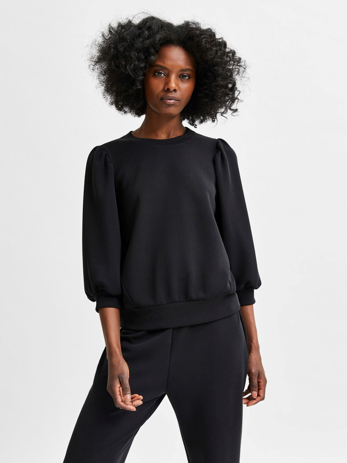 Tenny 3/4 Sweatshirt - Svart