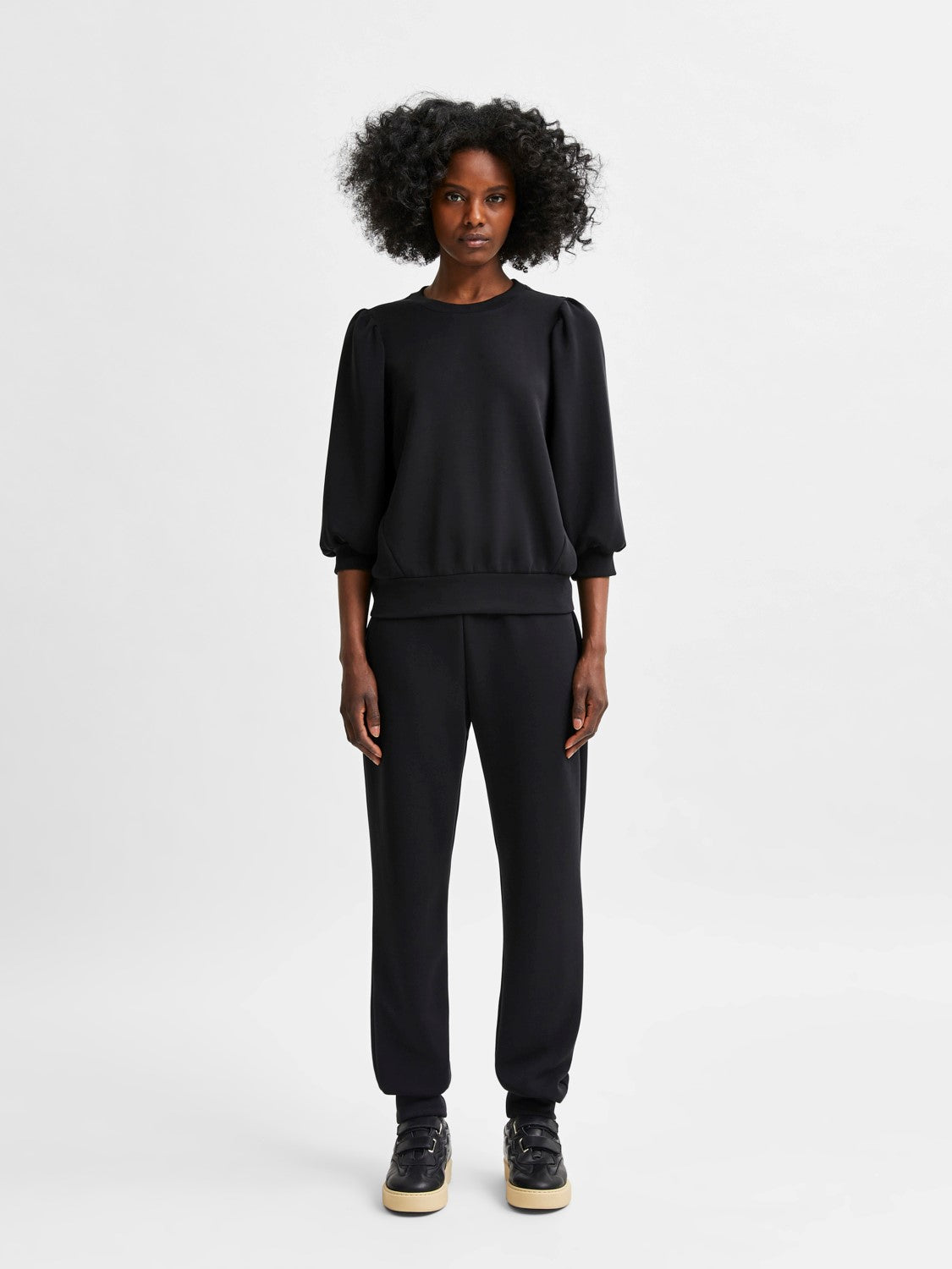 Tenny 3/4 Sweatshirt - Svart