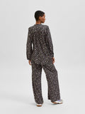 Judita LS Long Top - Black AOP