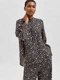 Judita LS Long Top - Black AOP