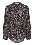 Judita LS Long Top - Black AOP