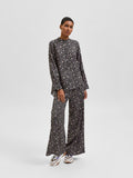 Judita LS Long Top - Black AOP