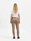 Rita Mw Slim Pant - Camel Melange