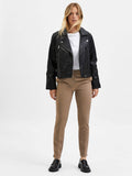 Rita Mw Slim Pant - Camel Melange
