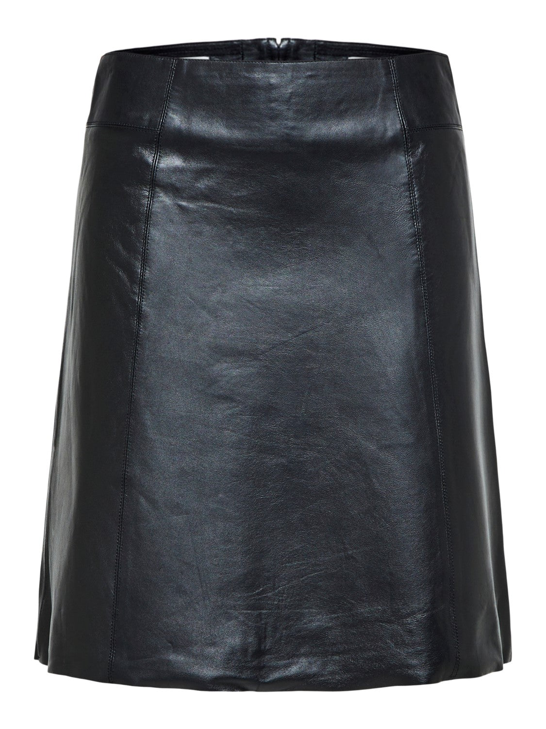 New Ibi Mw Skinnkjol - Svart