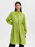 Selected Femme Mika Ls Short Dress - Dark Citron